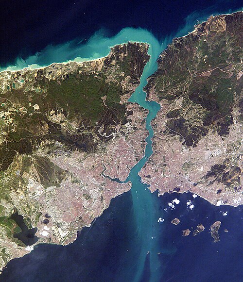 The Bosphorus from above